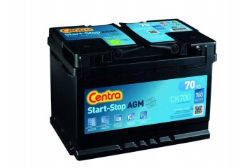 CAR BATTERY CENTRA AGM 72AH 760A CK700 NEW CK720 Catalog number of the part CK700