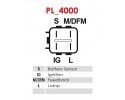 ALTERNATOR 90A A6687PR AS PL TOYOTA AURIS _E15_ Alternator charging current 90 A