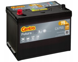 Battery Centra Futura CA755 12V 75Ah 630A L 3 YEARS WARRANTY
