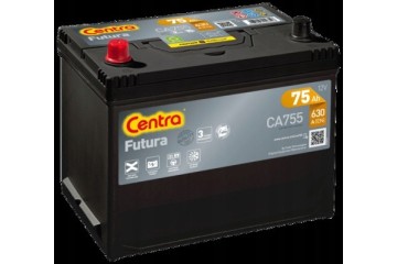 Battery Centra Futura CA755 12V 75Ah 630A L 3 YEARS WARRANTY Packaging status original