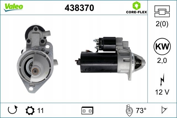 STARTER NEW CORE FLEX AUDI A3 03 13 VW GOLF V 03 08 PASSAT 05 10 2 0T Car type cargo vans passenger cars
