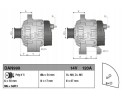 ALTERNATOR 120A DAN999 DENSO ALFA ROMEO FIAT FORD Part manufacturer Denso