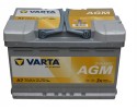 BATTERY VARTA A7 AGM 12V 70Ah 760A START STOP Part manufacturer Varta