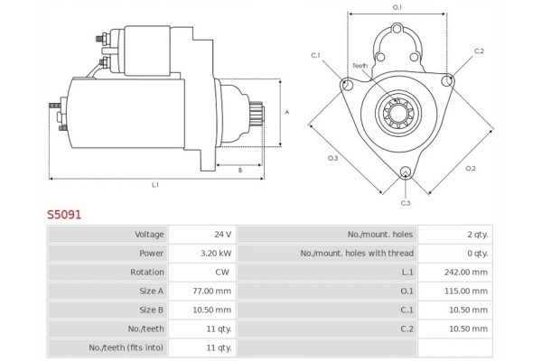 New Starter CATERPILLAR Various Models Quality of parts according to GVO Q original with factory logo OEM OES