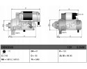 Starter DENSO DSN3046 Car type buses cargo vans passenger cars