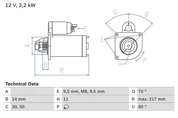 STARTER 0 986 023 580 BOSCH CITROEN Packaging status original