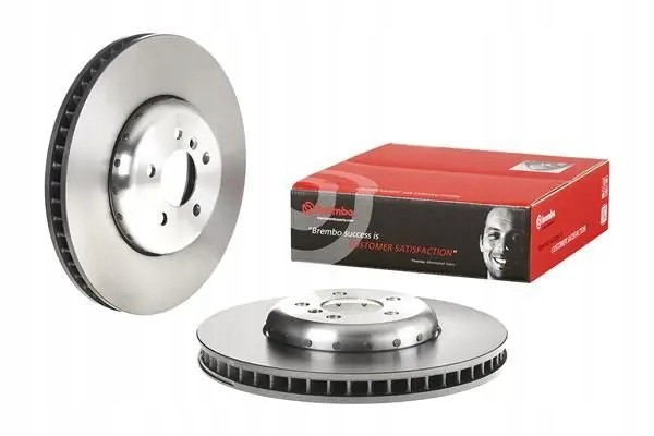TARCZA HAMULCOWA LEWY PRZOD 09 C407 13 BREMBO BMW