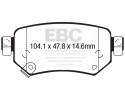 YELLOWSTUFF EBC brake pads Mazda 6 GJ 6 GL Mazda 6 EAN GTIN 5039222422876