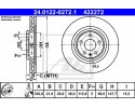 ATE 24 0134 0103 1 BRAKE DISC AUDI P A6 A7 A8 1 8 4 0 10 Number of discs offered 1