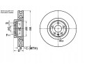 ATE 24 0134 0103 1 BRAKE DISC AUDI P A6 A7 A8 1 8 4 0 10 Part manufacturer ATE