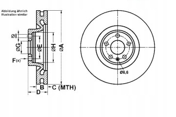 ATE 24 0134 0103 1 BRAKE DISC AUDI P A6 A7 A8 1 8 4 0 10 Part manufacturer ATE