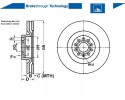 ATE 24 0330 0115 1 VW Rear Brake Disc EOS Golf Passat 05 Power Disc Part manufacturer ATE