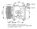 Compresor de aire acondicionado NRF 32270