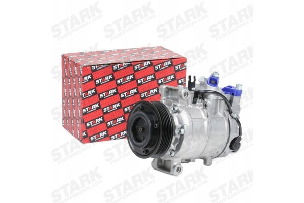 Air conditioning compressor STARK SKKM 0340079 6SEU14C for AUDI A4 Avant A6 Avant Catalog number of the original 4E0260805J 2100