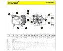 Compresor de aire acondicionado Ridex 447K0761