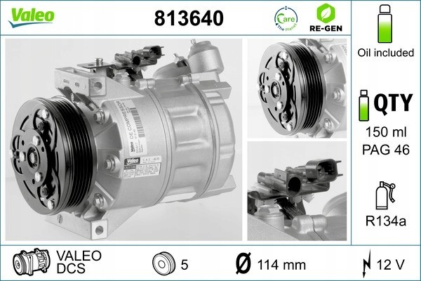VALEO AIR CONDITIONING COMPRESSOR Part manufacturer Valeo