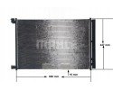 CONDENSER AIR CONDITIONING COOLER AC 412 000S MAHLE Quality of parts according to GVO Q original with factory logo OEM OES