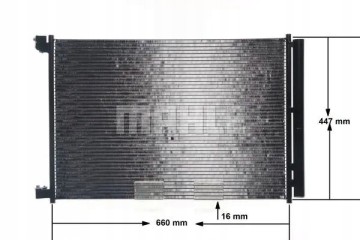 CONDENSER AIR CONDITIONING COOLER AC 412 000S MAHLE Quality of parts according to GVO Q original with factory logo OEM OES