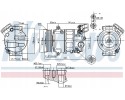 Compressor air conditioning NISSENS 89420 Part manufacturer Nissens