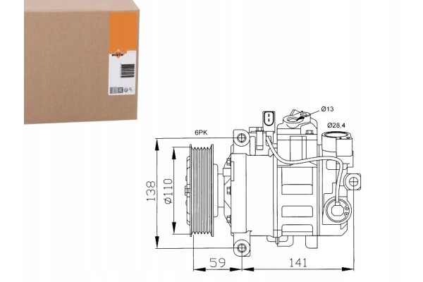 NRF AIR CONDITIONING COMPRESSOR AUDI A4 2000 2004 Car type passenger cars