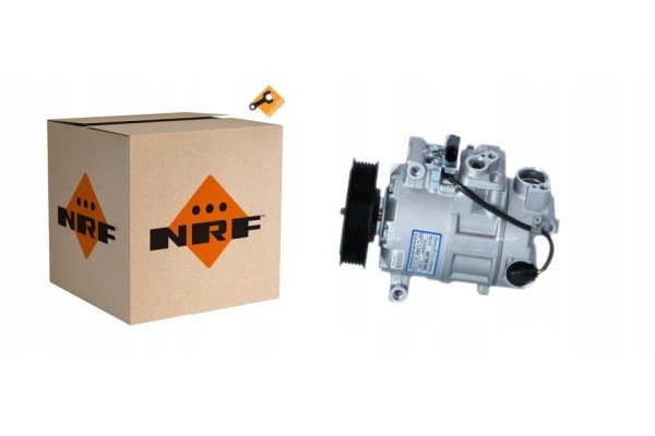 NRF AIR CONDITIONING COMPRESSOR AUDI A4 2000 2004 Catalog number of the original AUDI 8E0260805AF