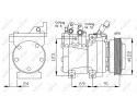 NRF AIR CONDITIONING COMPRESSOR KIA SPORTAGE 2 016V 04 HYUNDAI ELANTRA 2000 20 Catalog number of the part 32205