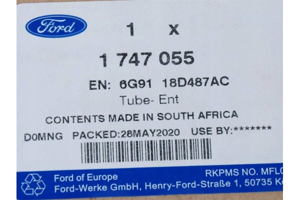 GALAXY 2006 15 EXPANSION VALVE HOSE Car type passenger cars
