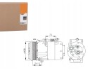 NRF AIR CONDITIONING COMPRESSOR FORD GALAXY KUGA VOLVO C30C S40 03 Catalog number of the original FORD 1306783 FORD 1436955 FORD