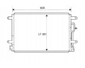 Air conditioning condenser for VW A4 04 Catalog number of the part 818190