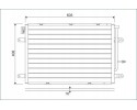 Air conditioning condenser for VW A4 04 Catalog number of the original AUDI FAW 8E0260403T AUDI 8E0260403AA AUDI 8E0 260 403 AA 