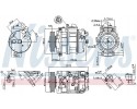 COMPRESSOR AIR CONDITIONING COMPRESSOR 89359 NISSENS Car type passenger cars