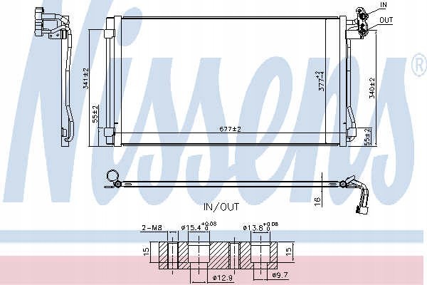 Nissens 940793 Condensador con deshumidificador para Seat Alhambra 15-