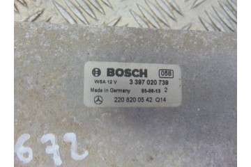 2208200542 MOTOR LIMPIA DELANTERO MERCEDES-BENZ CLASE S (BM 220) BERLINA 320 CDI (220.025) 2005 2208200542 194672 MERCEDES-BENZ 