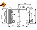 AIR CONDITIONING COMPRESSOR FORD TRANSIT 06 14 NRF Car type buses cargo vans passenger cars