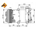 AIR CONDITIONING COMPRESSOR FORD TRANSIT 06 14 NRF EAN GTIN 8718042017499