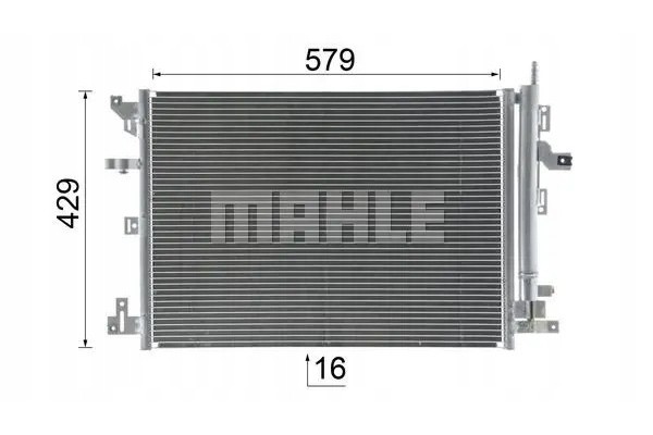 CONDENSER AIR CONDITIONING COOLER WITH DEHUMIDIFIER Quality of parts according to GVO Q original with factory logo OEM OES