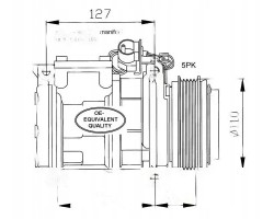 COMPRESSOR AIR CONDITIONING COMPRESSOR 32048 NRF