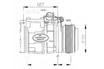 COMPRESSOR AIR CONDITIONING COMPRESSOR 32048 NRF