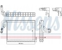 AIR CONDITIONING EVAPORATOR 92370 NISSENS MERCEDES Catalog number of the original MERCEDES BENZ 2048300058 MERCEDES BENZ A204830