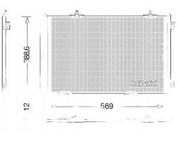 CONDENSER AIR CONDITIONING COOLER DCN21030 DENSO