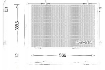 CONDENSER AIR CONDITIONING COOLER DCN21030 DENSO