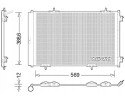 CONDENSER AIR CONDITIONING COOLER DCN21030 DENSO Packaging status original