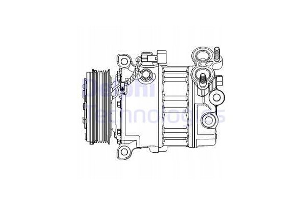 Air conditioning compressor DELPHI CS20512 Part manufacturer Delphi