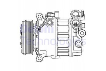 Air conditioning compressor DELPHI CS20512 Part manufacturer Delphi