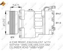 NRF AIR CONDITIONING COMPRESSOR VW SD7V16 GOLF SHARAN PASSAT