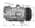 NRF AIR CONDITIONING COMPRESSOR BMW 318D 03 Catalog number of the original BMW 64506950789 BMW 64509182796 BMW 64526905643 BMW 6
