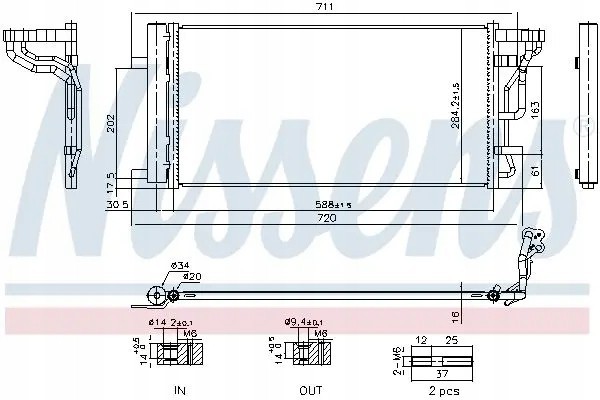CONDENSER AIR CONDITIONING COOLER WITH DEHUMIDIFIER Packaging status original