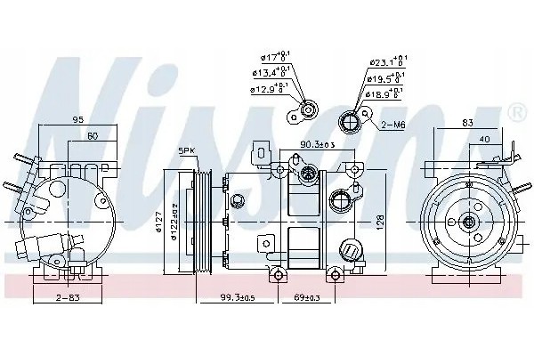 COMPRESSOR AIR CONDITIONING COMPRESSOR 890573 NISSENS Catalog number of substitutes ACAUTO AC 01HA083 ACAUTO AC 10XX05 Airstal 1