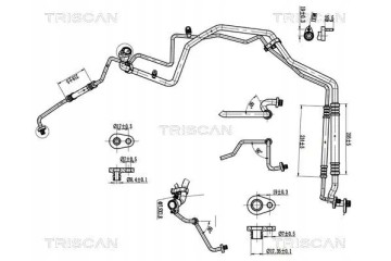 AIR CONDITIONING CABLE 9010 28045 TRISCAN CITROEN Packaging status original