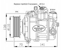 AIR CONDITIONING COMPRESSOR AUDI A8 03 VW PHEATON 02 NRF